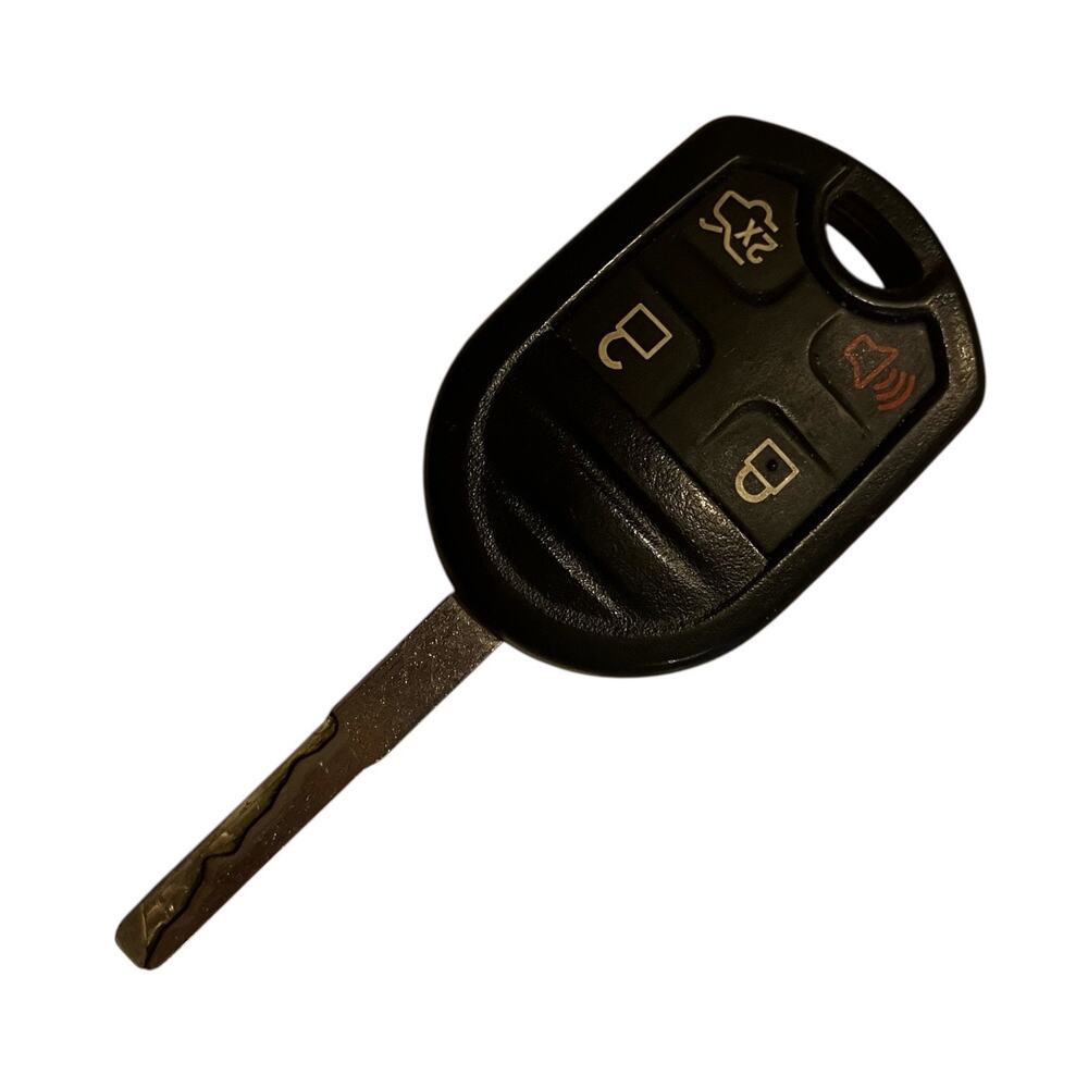 Ford Fiesta OEM Key Fob Remote Tested Cut Key Entry Remote Black